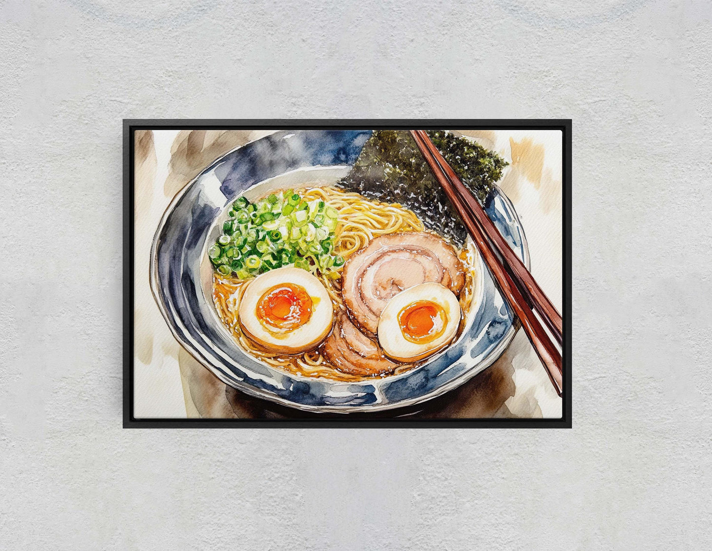 Ramen Print, Japan Art, Food Print, Kitchen Art