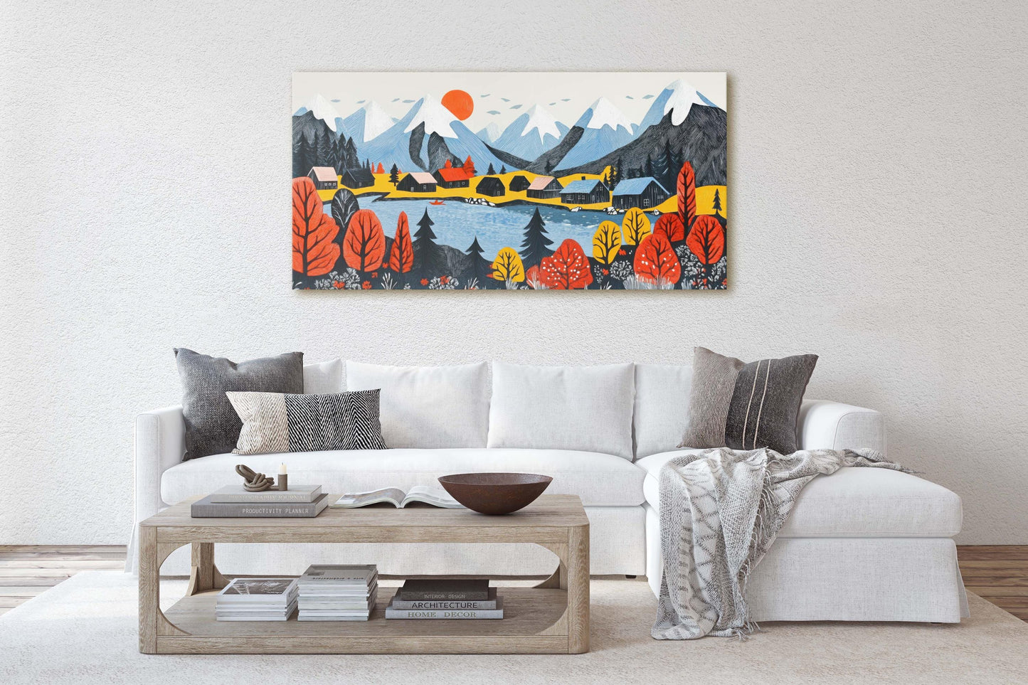 Scandinavian Mountain, Mountain Village, Mountain Town