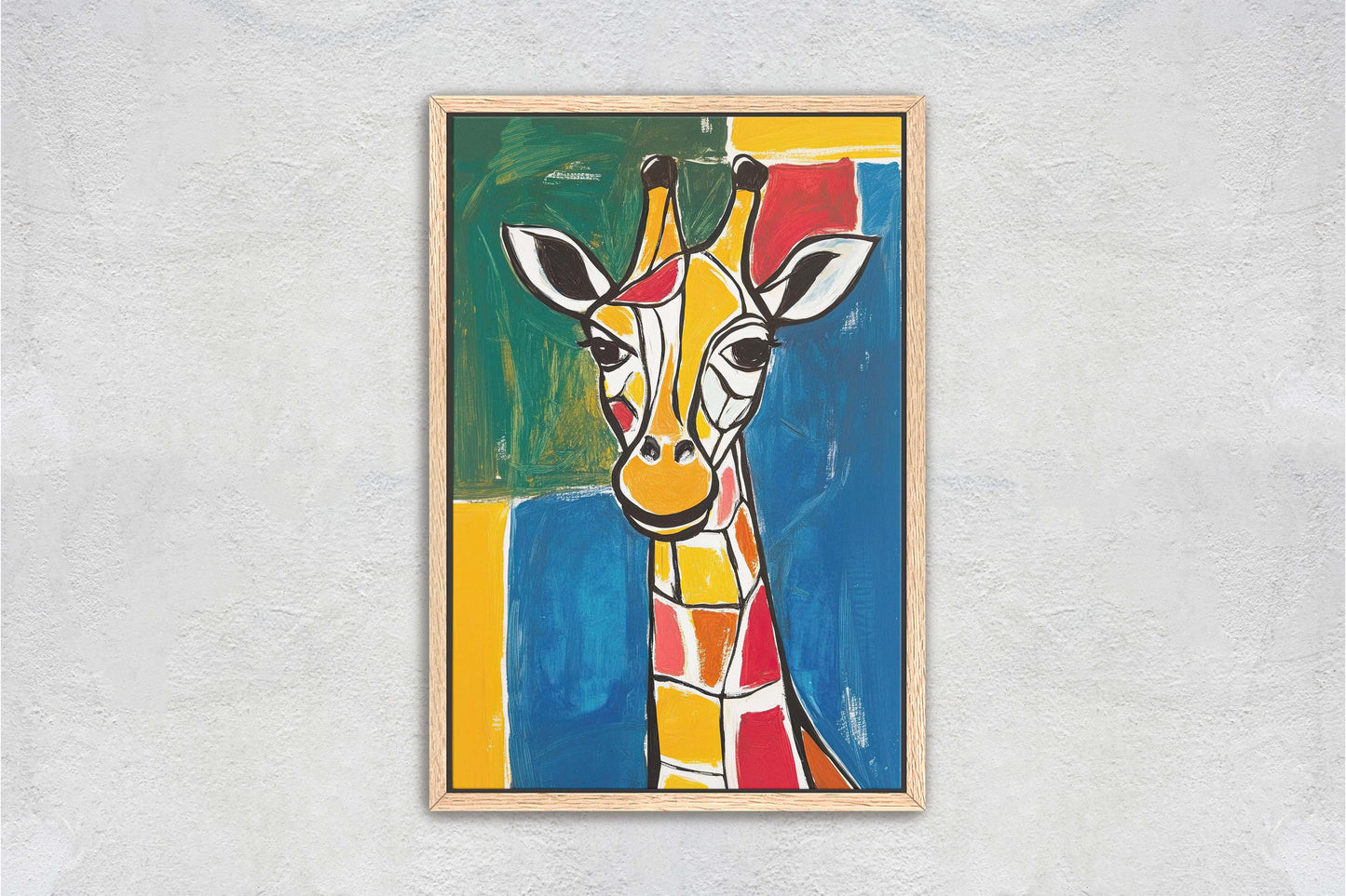 Giraffe Pop Art, Abstract Giraffe, Modern Print