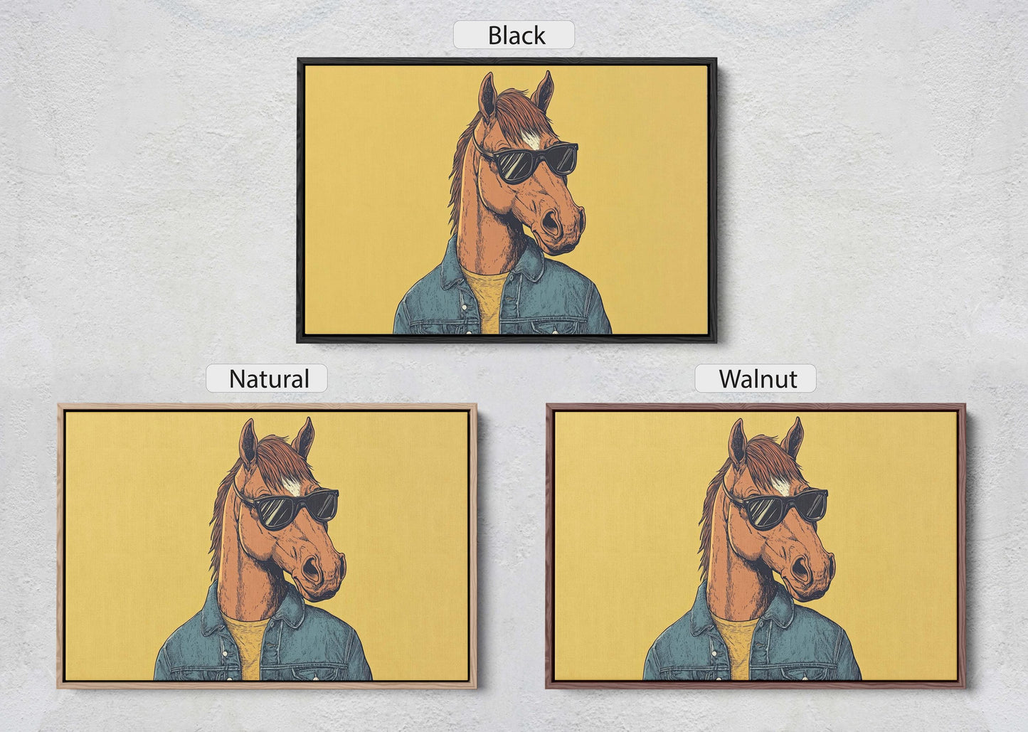 Hipster Horse Print, Street Art, Graffiti Print, Pop Art, Modern Decor