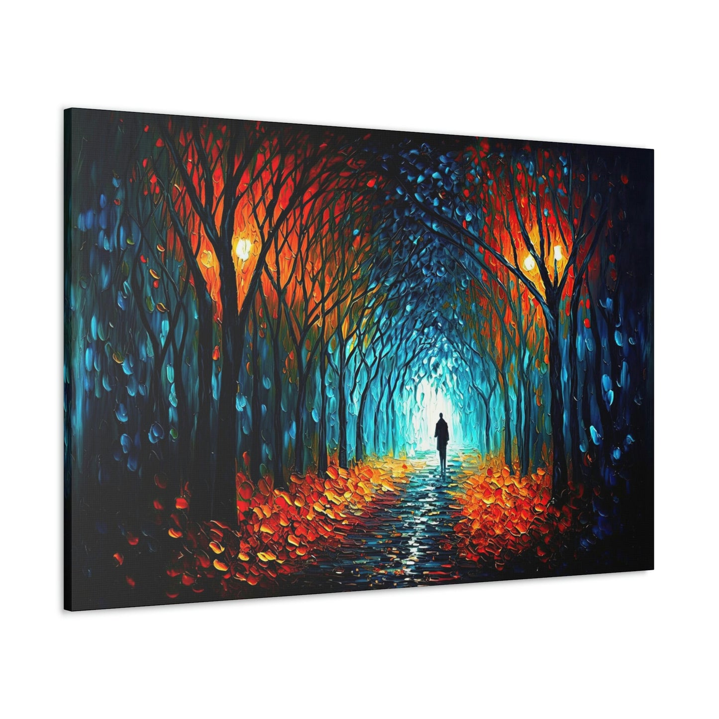 Fall Trees Peaceful Canvas Art Ready To Hang | Fantasy