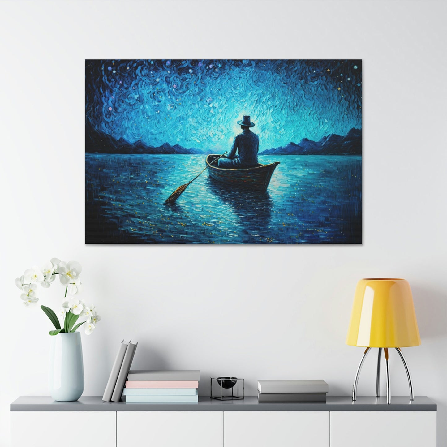 Solitude Lake Canvas Art Ready To Hang