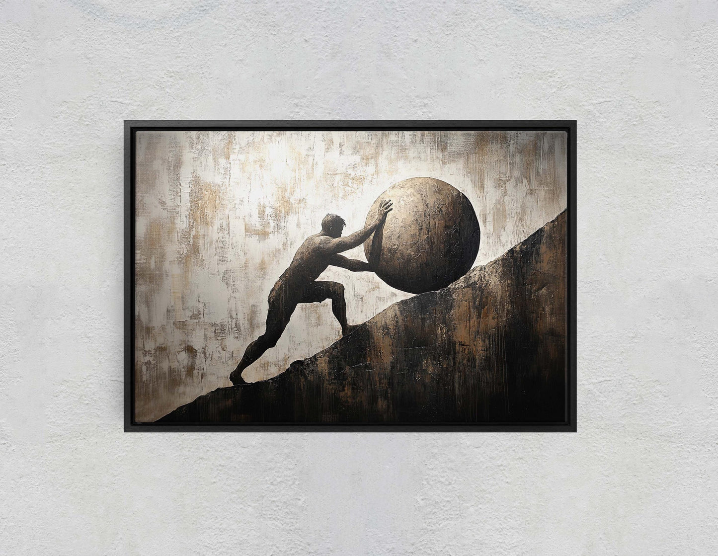 Sisyphus Art, Mythology Painting