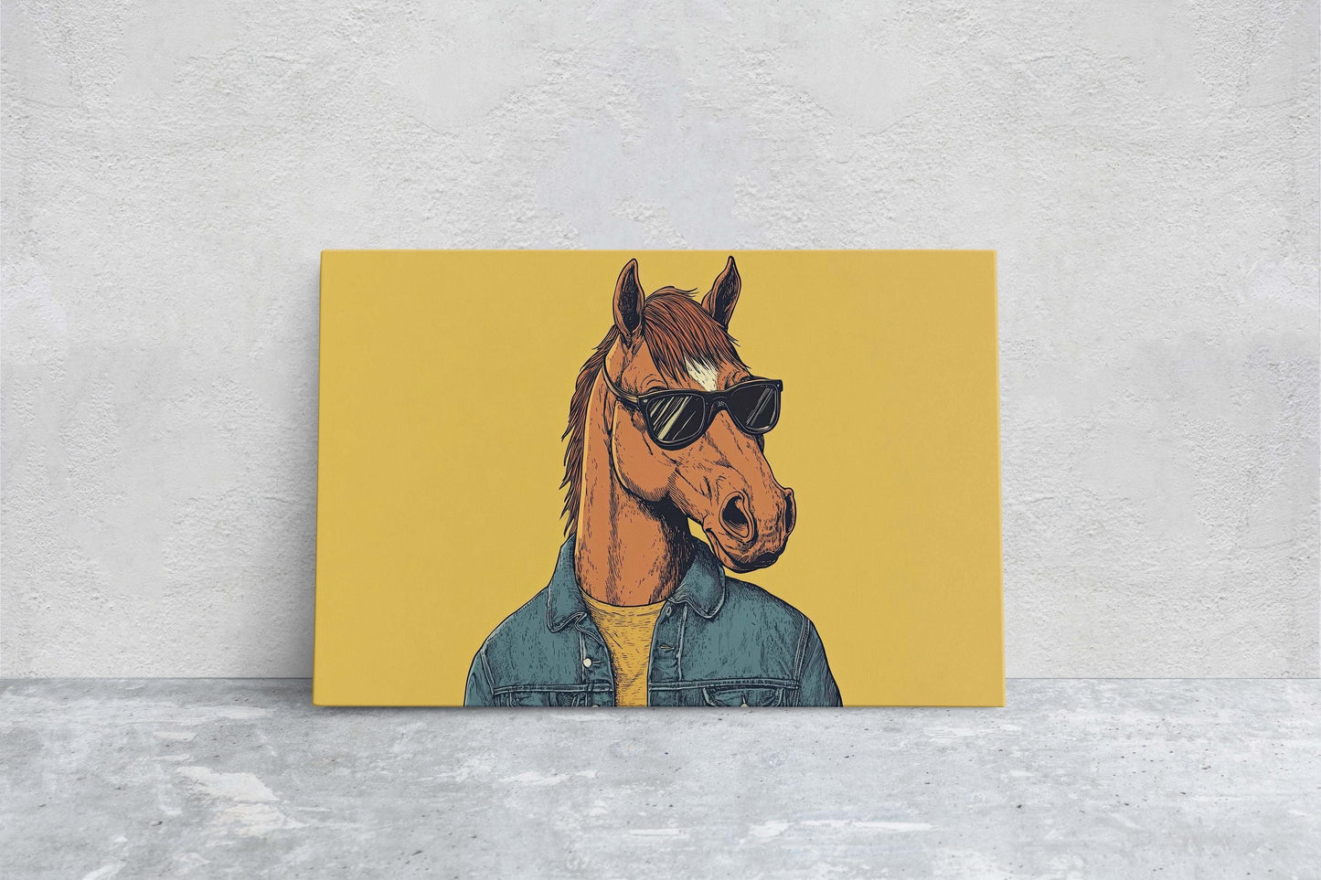 Hipster Horse Print, Street Art, Graffiti Print, Pop Art, Modern Decor
