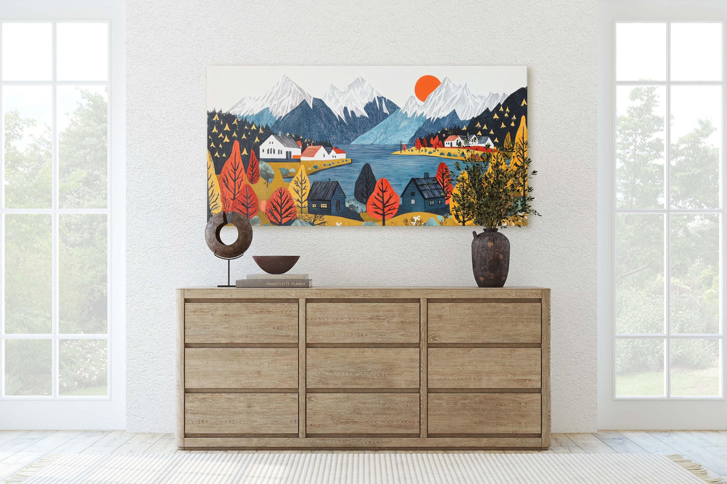 Scandinavian Mountain, Mountain Village, Mountain Town