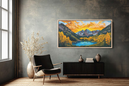 Maroon Bells, Colorado Mountains, Mountain Lake