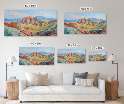 Danxia Landforms, Nature Landscape, Mountain Painting