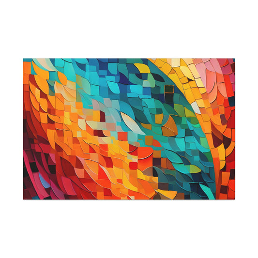 Geometric Abstract Canvas Art