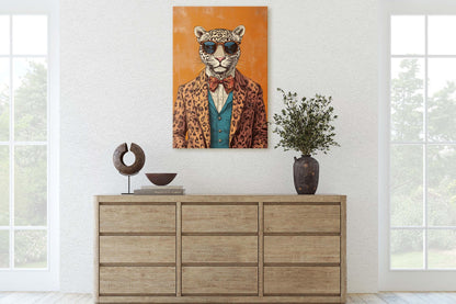 Hipster Leopard, Hipster Cheetah, Modern Art, Animal Print