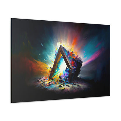 Abstract Prism Canvas Art Ready To Hang