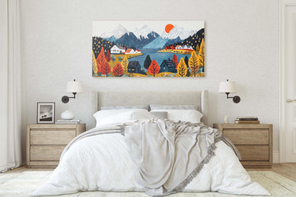 Scandinavian Mountain, Mountain Village, Mountain Town