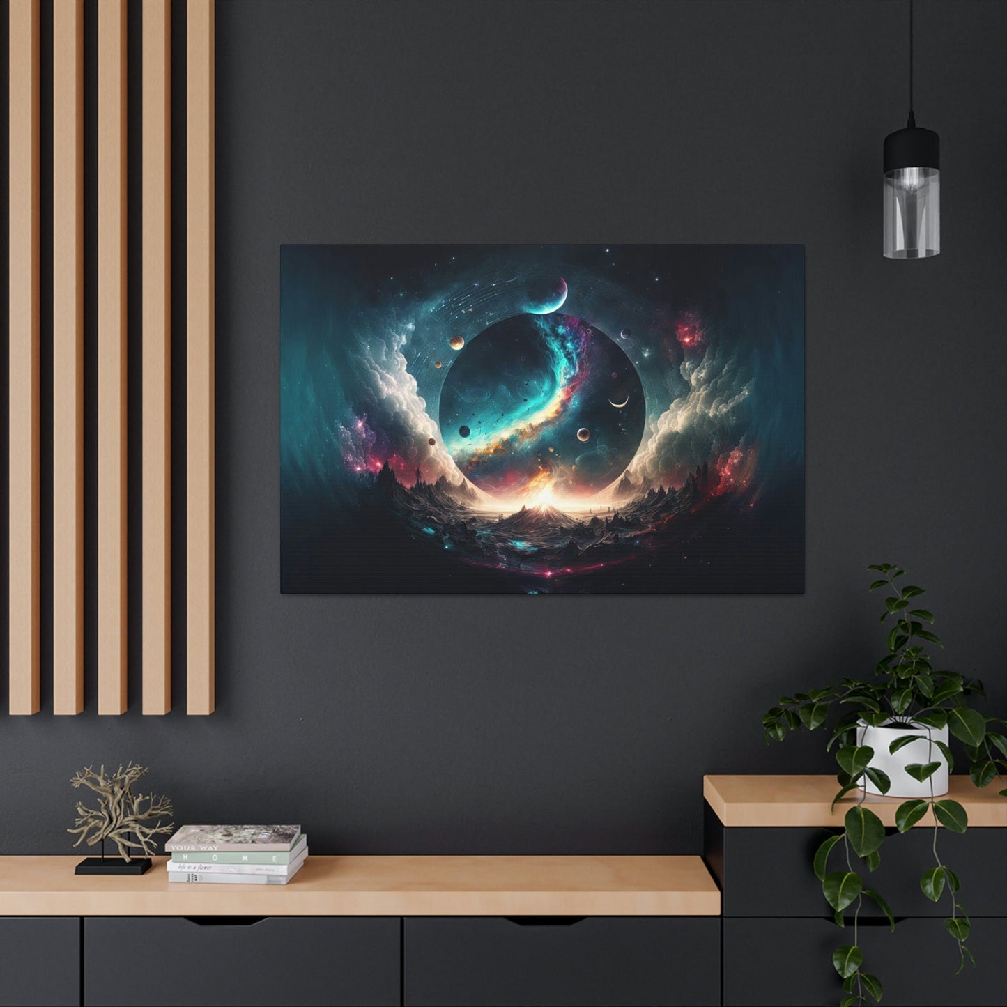 Inter Dimensional Space art Canvas Art Ready To Hang