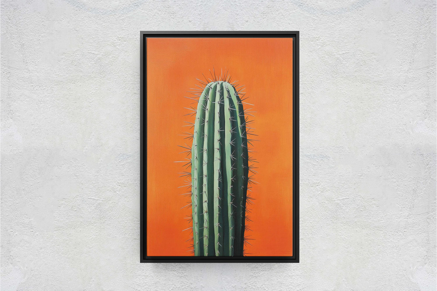Cactus Art, Lone Cactus, Desert Decor, Southwest Art