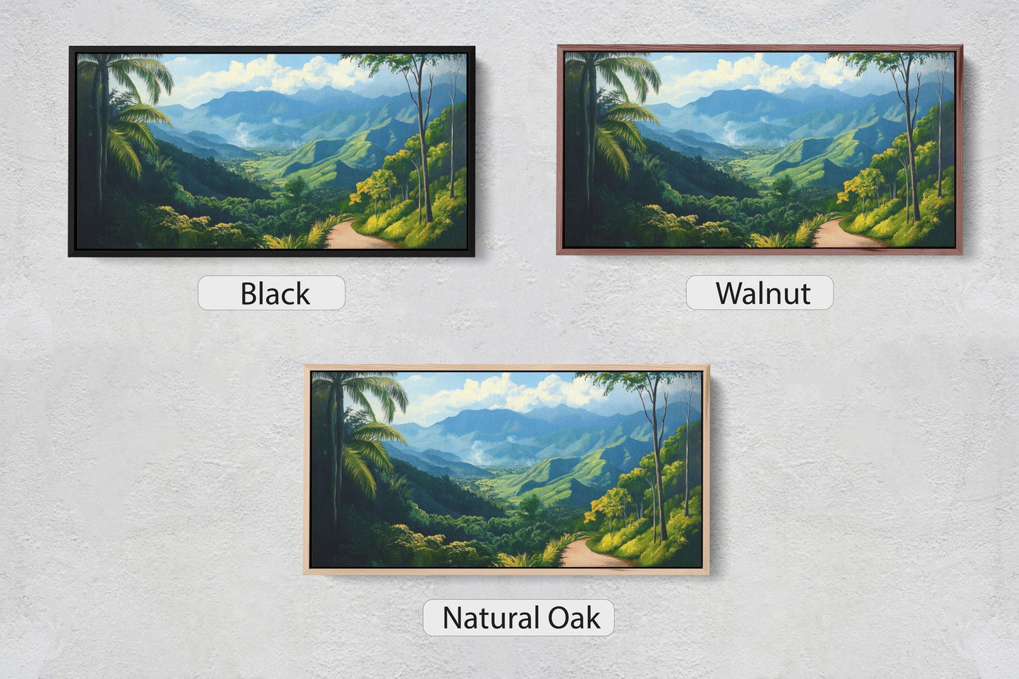Blue Mountains Jamaica, Jamaica Wall Art, Nature painting
