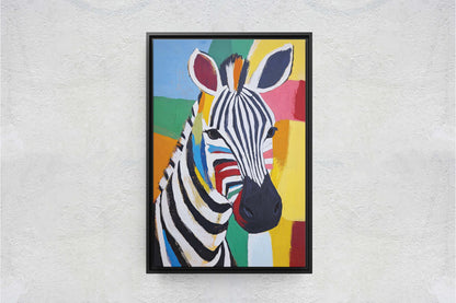 Zebra Pop Art, Abstract Zebra Print, Matisse Inspired