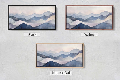 Abstract Mountains, Minimalist Nature, Scenic Decor, Contemporary Art
