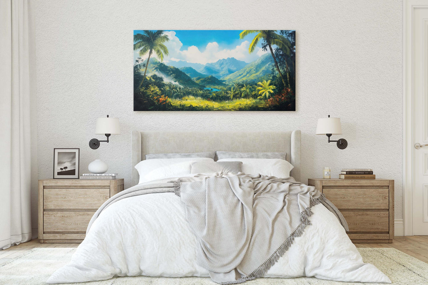 Blue Mountains Jamaica, Jamaica Wall Art, Nature painting