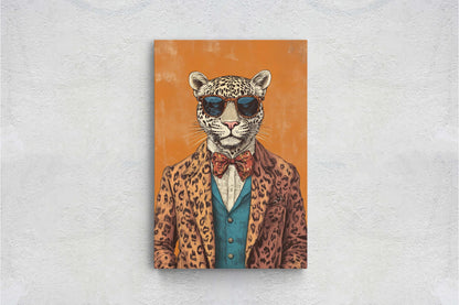 Hipster Leopard, Hipster Cheetah, Modern Art, Animal Print