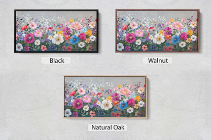 Painted Flowers, Wildflower Print, Scenic Painting Decor
