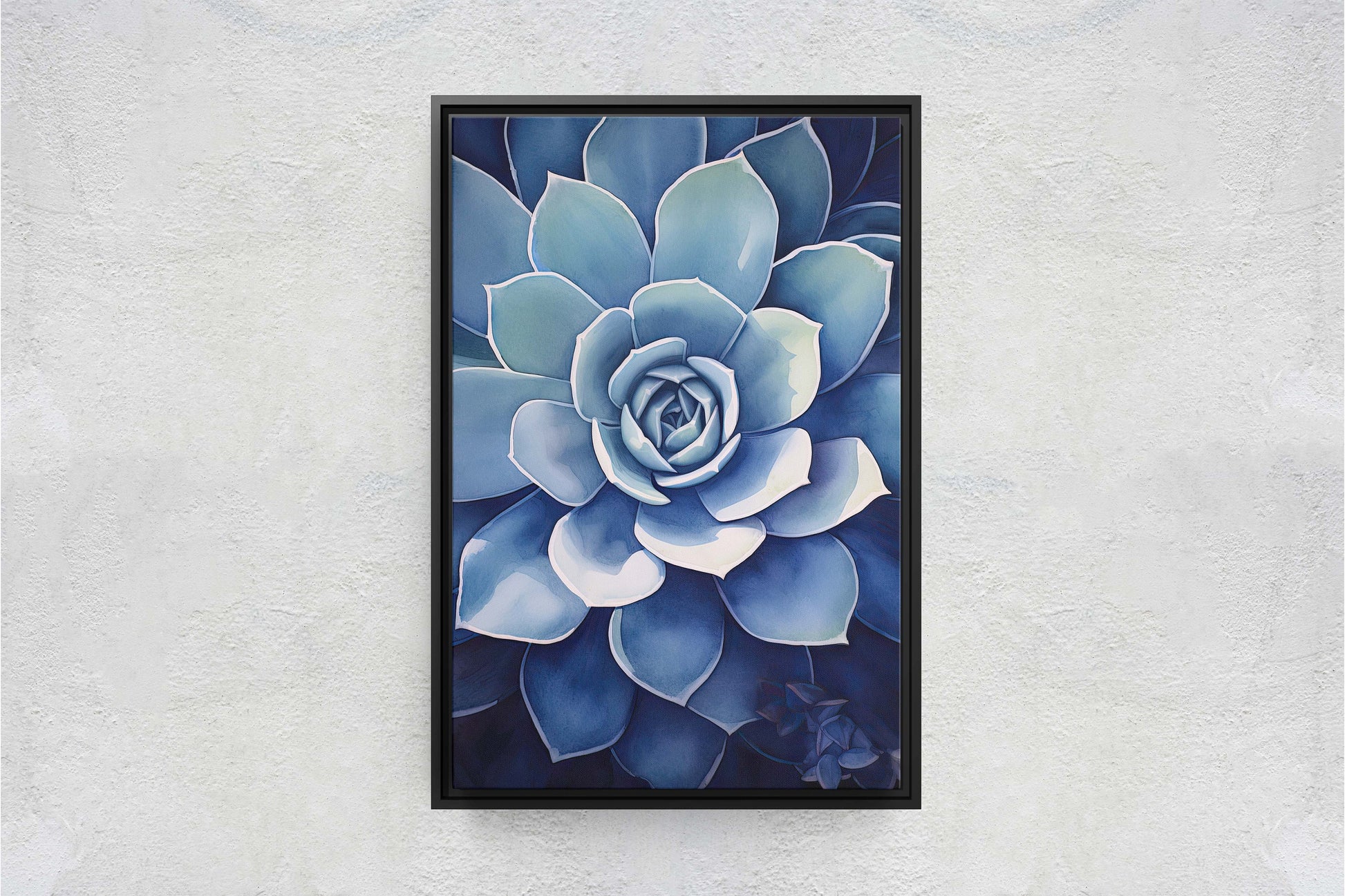 large succulent painting Succulent Canvas, Cactus Painting, Botanical Painting, Large Print, Ready  to Hang, Nature Painting, Flower Decor, Gift For Home, Colorful