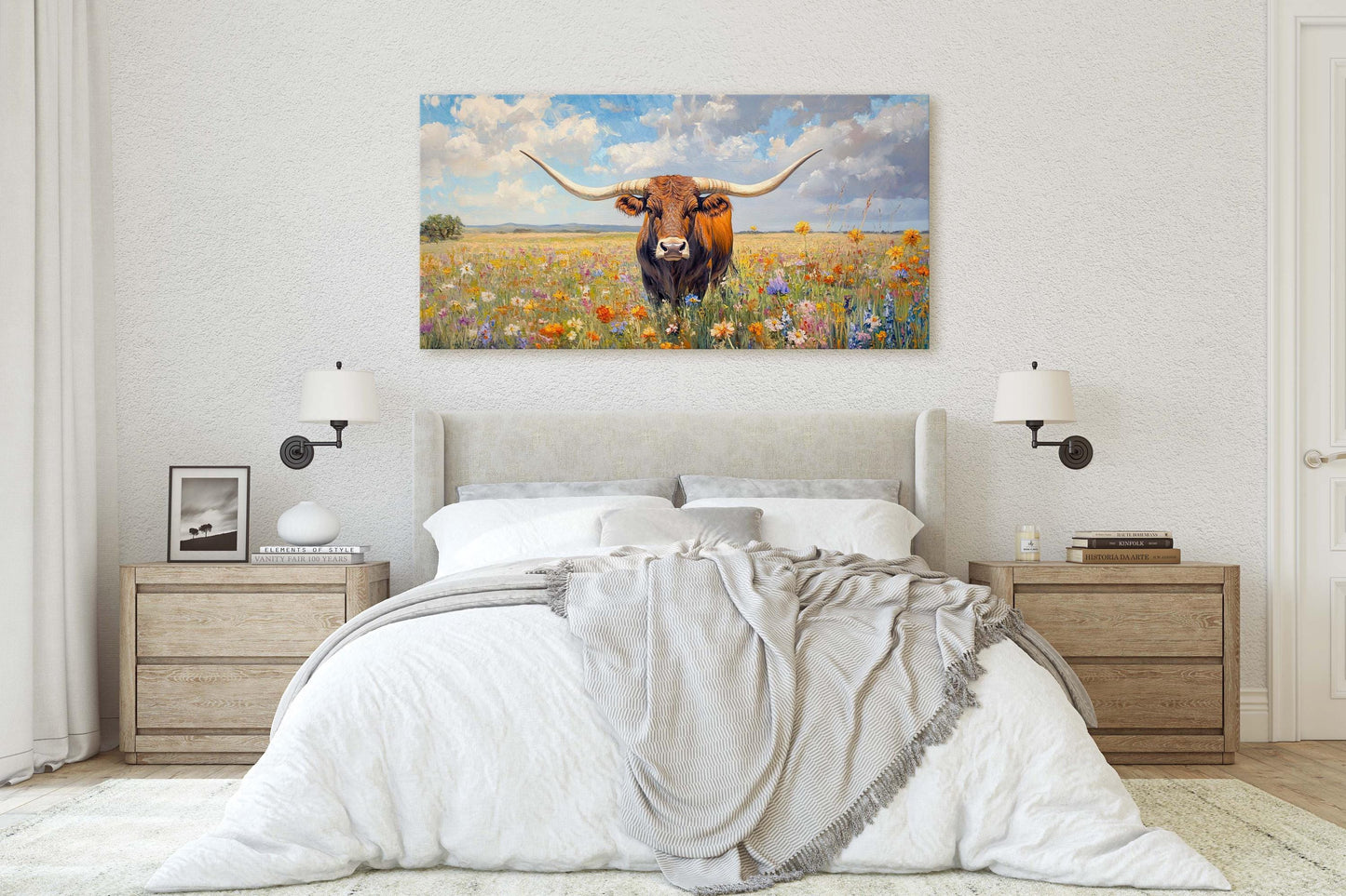 Texas Longhorn, Longhorn Cattle, Farmhouse Decor