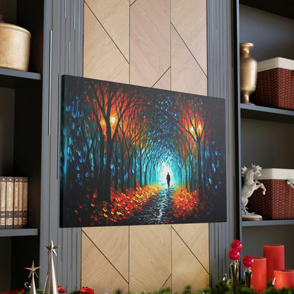 Fall Trees Peaceful Canvas Art Ready To Hang | Fantasy