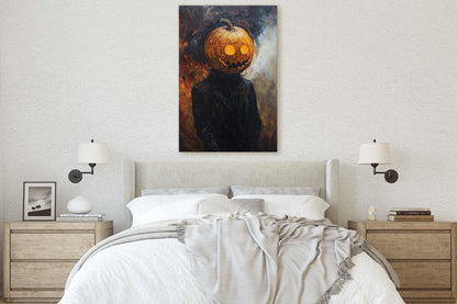 Scary Pumpkin, Halloween Art, Headless Horseman, Jack O Lantern, Spooky Art, Gothic Decor