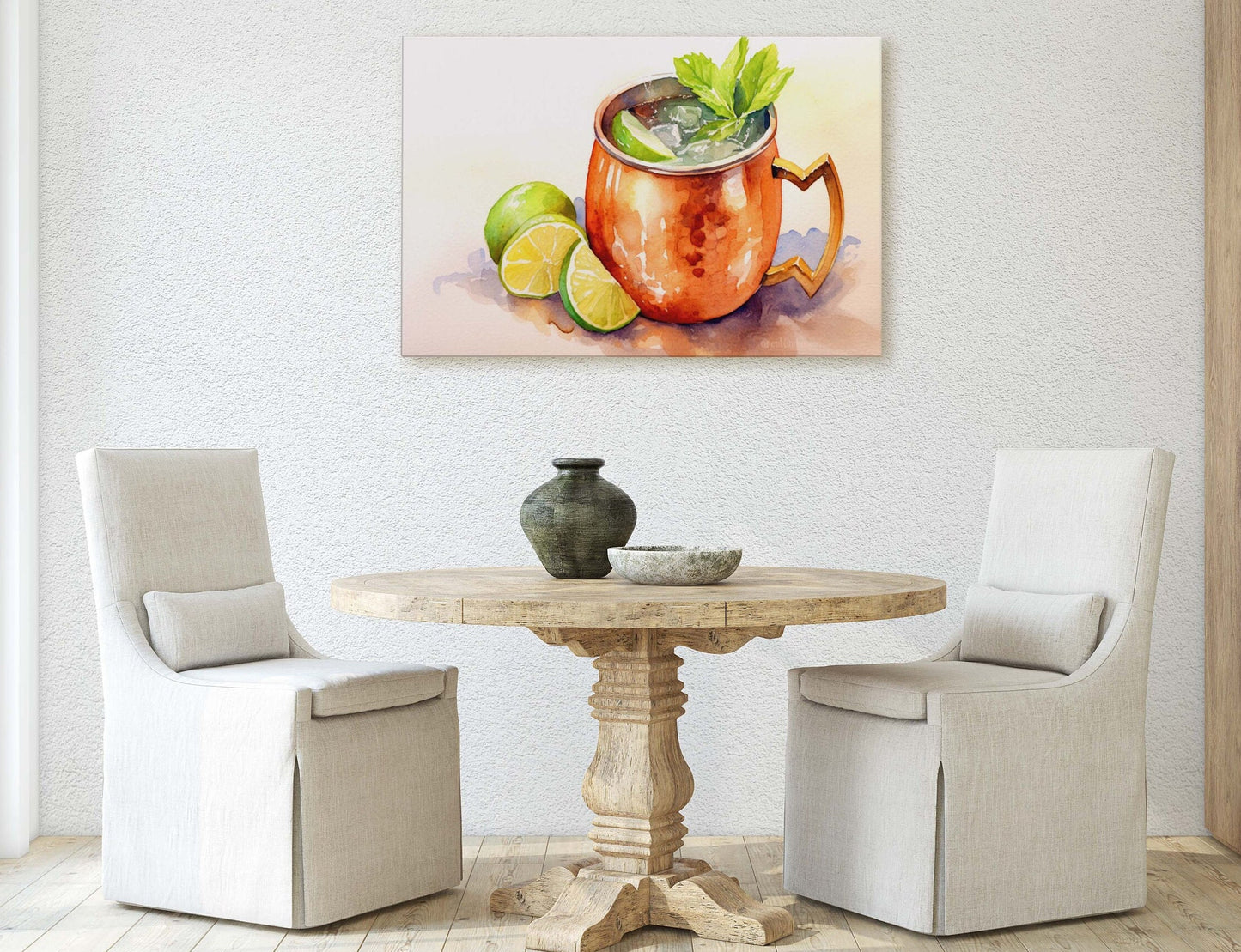 Moscow Mule, Copper Mug, Bar Decor, Restaurant art, Kitchen Decor, Dining Room Art, Beverage, Cocktail Print, Drink Decor, Mixologist