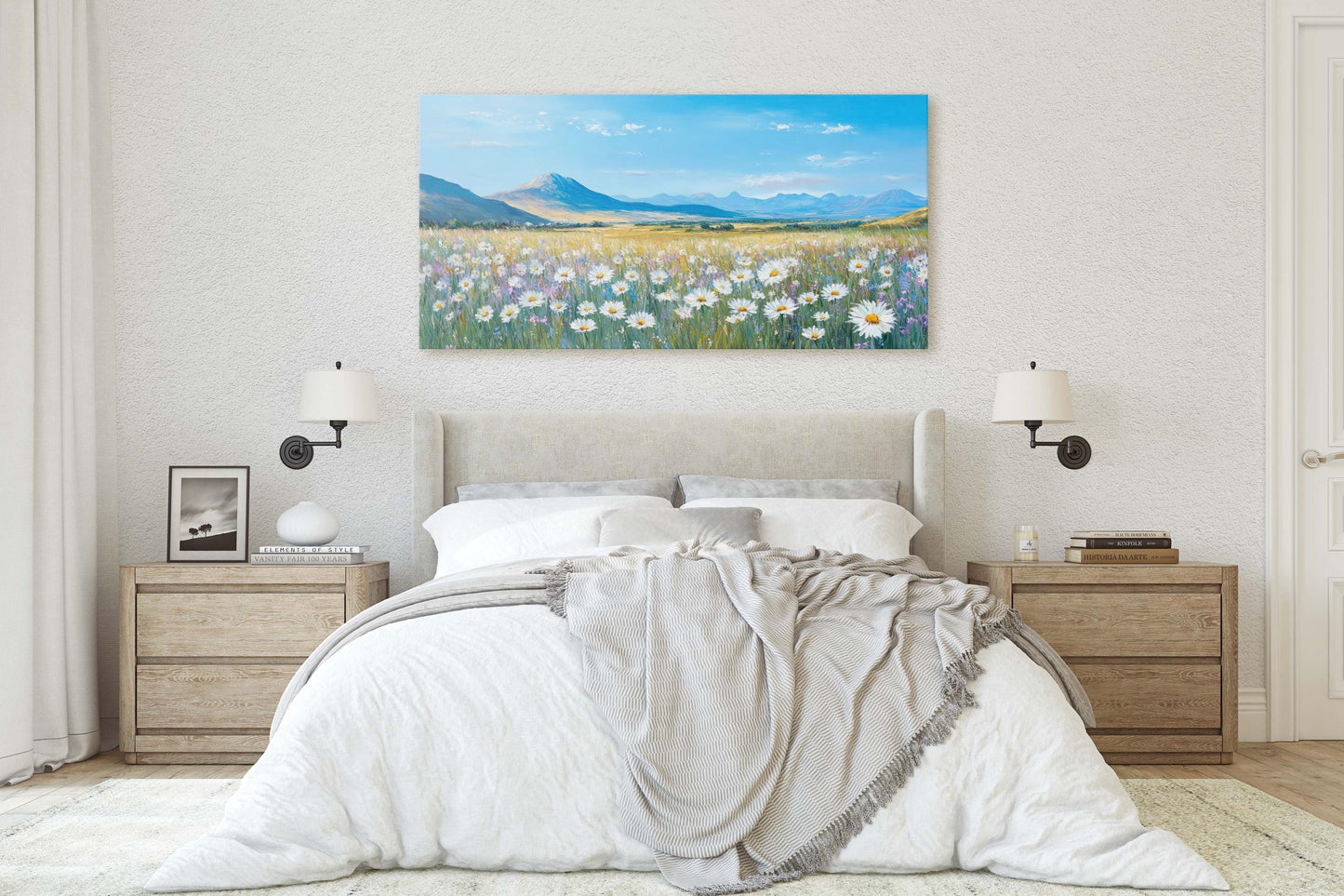 Daisy WIldflowers, Lily Flowers, Mountain Landscape