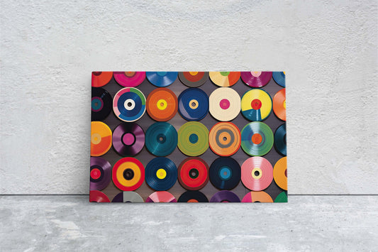 Vinyl Record on Canvas, Vinyl Pop Art, Music Art, Vinyl Cover Print, Music Lover, Vinyl Lover, Gift, Modern Art, Retro Decor, Vintage Print