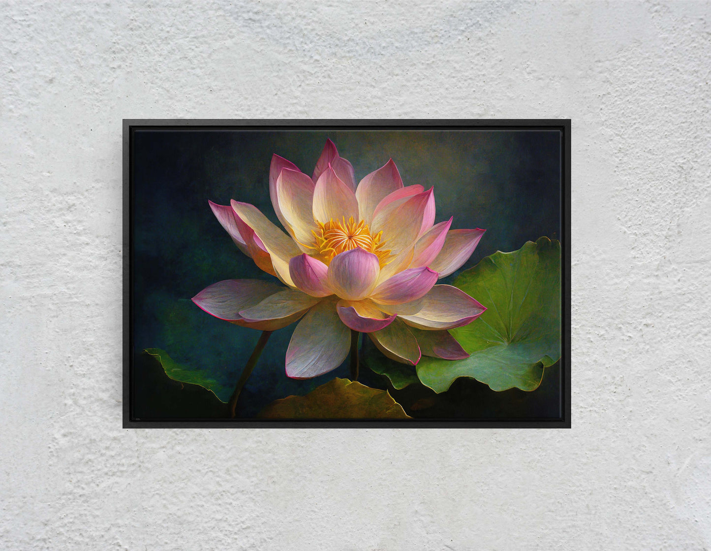 Lotus Flower Canvas Art Ready To Hang