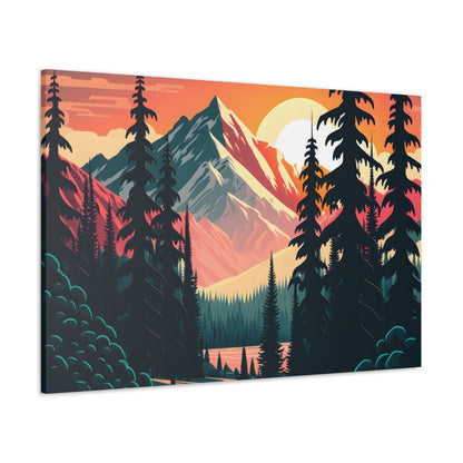 Colorado Rockies Landscape Canvas