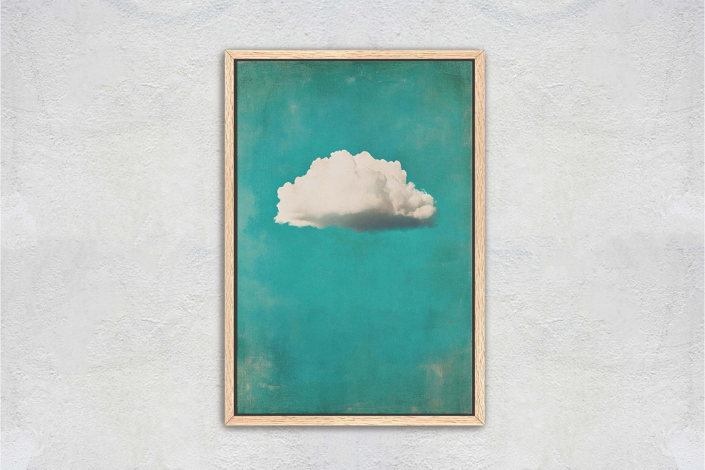 Maximalist Cloud, Emerald Green, Blue Tones