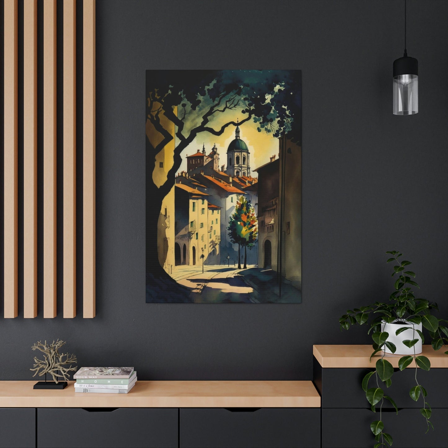 German City Canvas Ready To Hang Large Print, Eurpoean, Prague, Italy