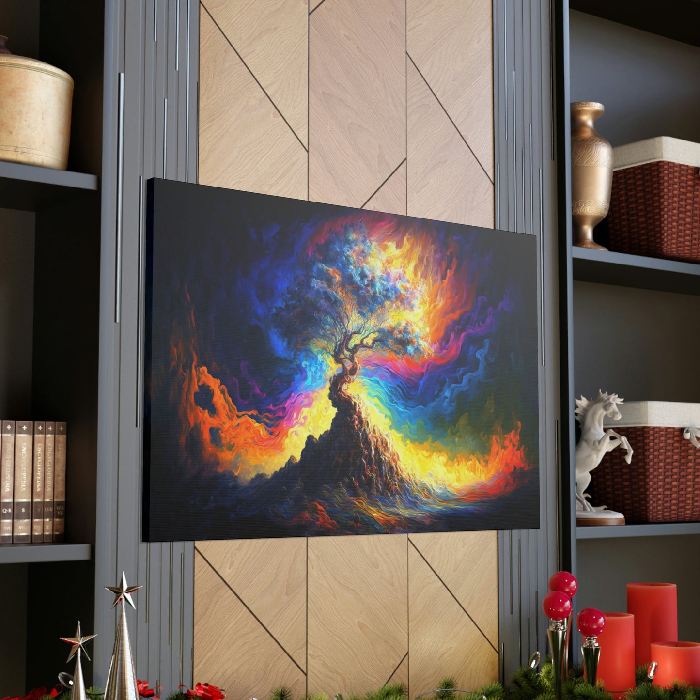 Beautiful Mystical Tree Canvas Art Ready To Hang | Science Fiction | Sci-Fi | Fantasy