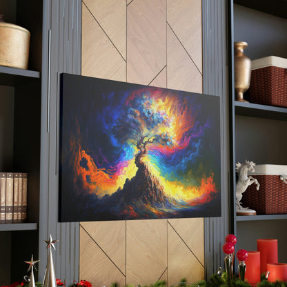 Beautiful Mystical Tree Canvas Art Ready To Hang | Science Fiction | Sci-Fi | Fantasy