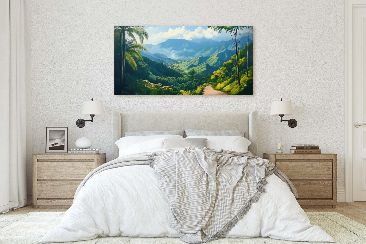 Blue Mountains Jamaica, Jamaica Wall Art, Nature painting
