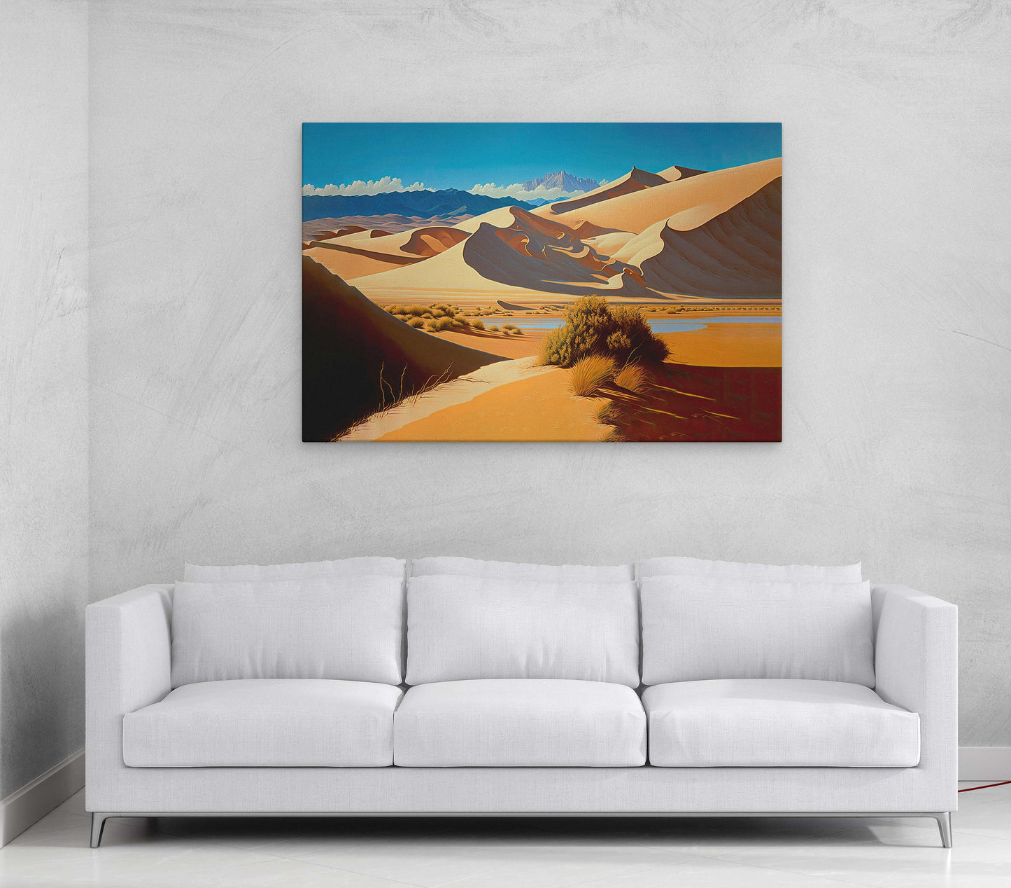 Sand Dunes Colorado Canvas Art Ready To Hang Large Print, Oil Painting, Landscape