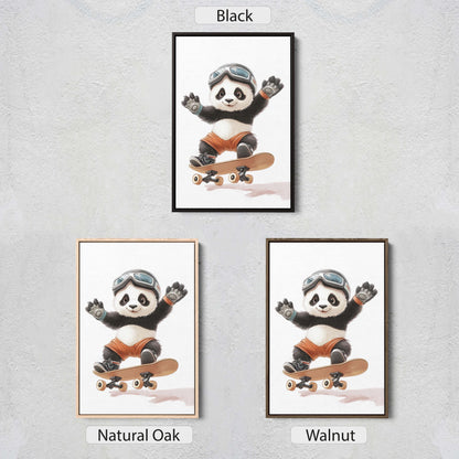 Panda Skateboard, Kids Room, Boys Room, Girls Room, Play Room