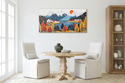 Scandinavian Mountain, Mountain Village, Mountain Town