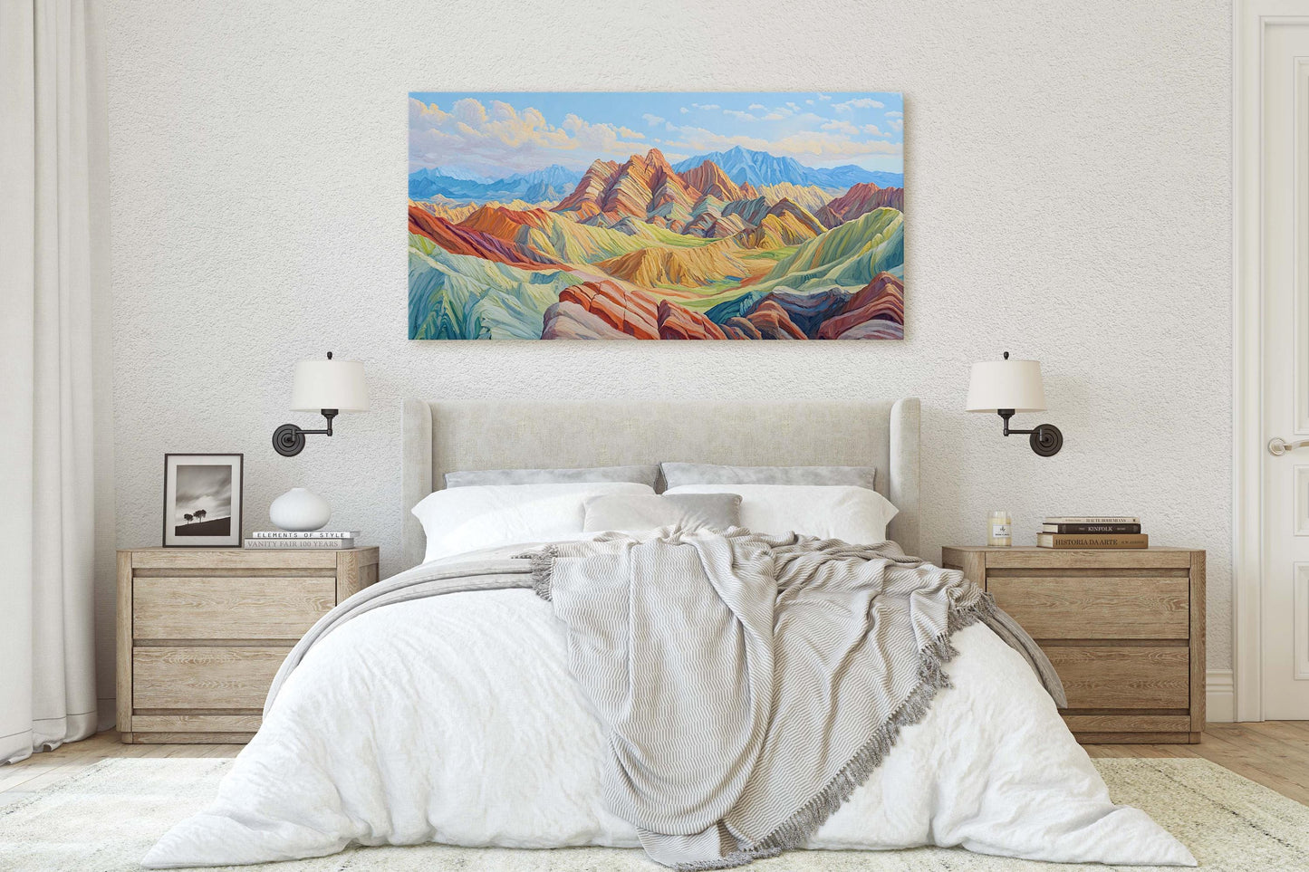 Danxia Landforms, Nature Landscape, Mountain Painting