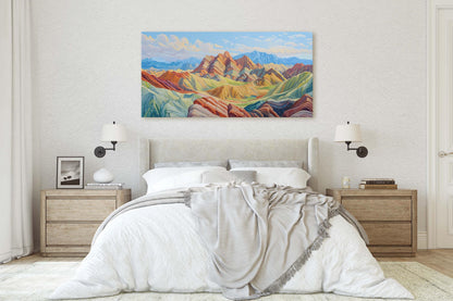 Danxia Landforms, Nature Landscape, Mountain Painting