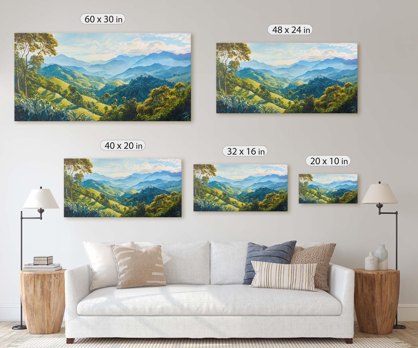 Cameron Highlands Art, Malaysia Print, Mossy Forest Art