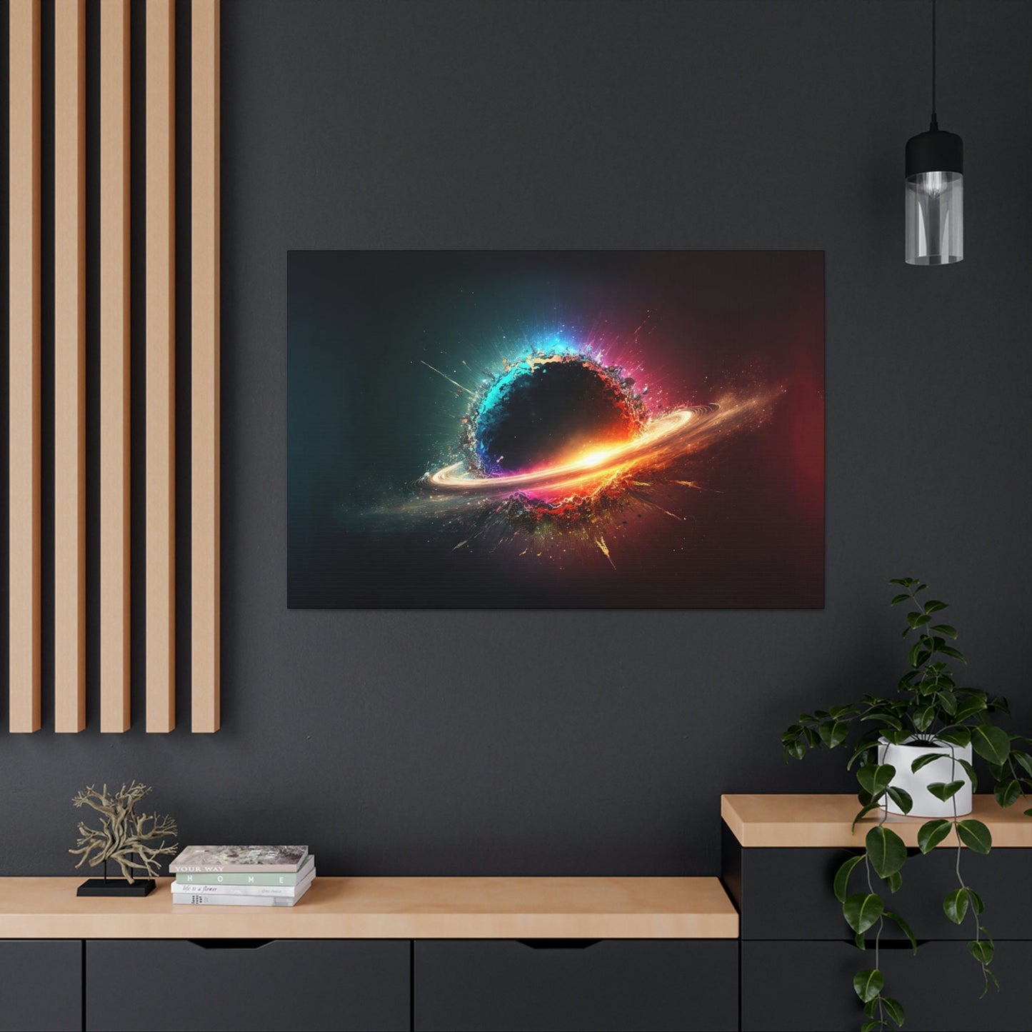 Exploding Planet Canvas Art Ready To Hang | Science Fiction | Sci-Fi | Fantasy