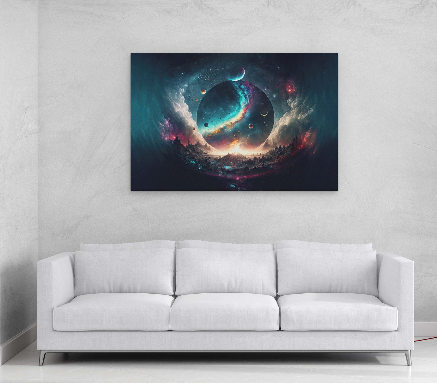 Inter Dimensional Space art Canvas Art Ready To Hang