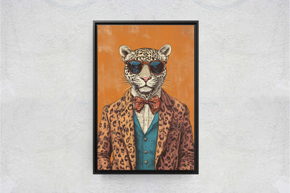 Hipster Leopard, Hipster Cheetah, Modern Art, Animal Print