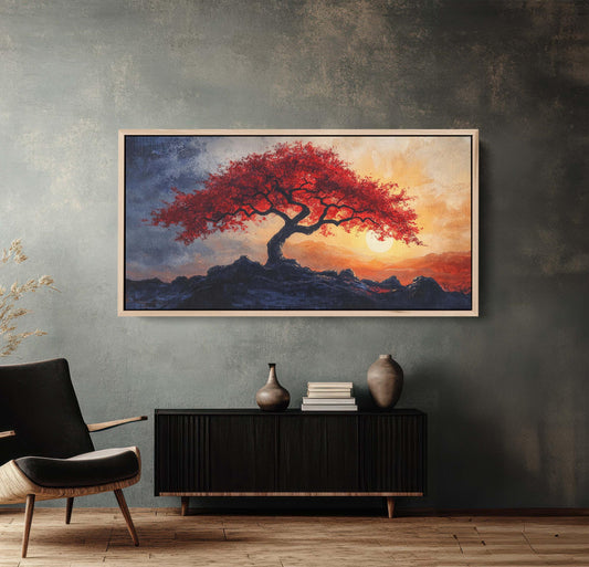 Japanese Tree, Maple Blossom, Cherry Blossom, Asian Decor