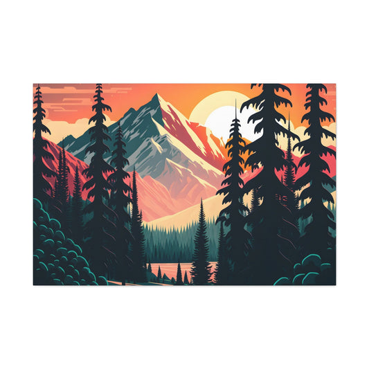 Colorado Rockies Landscape Canvas
