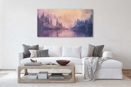 Pacific Northwest, Fog and Mist, Lake Art, Mountain Forest