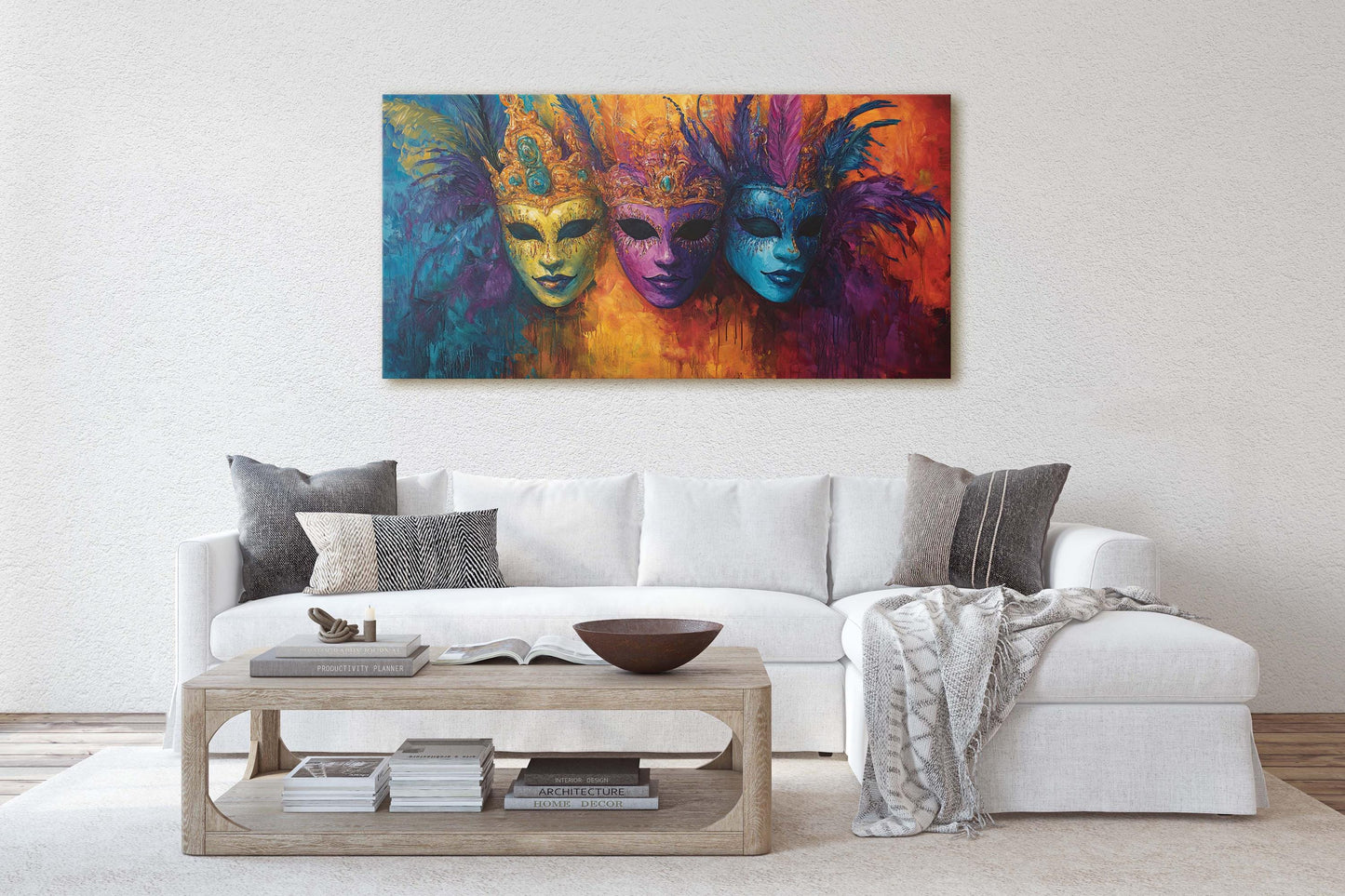 Mardi Gras Mask, Masquerade Print, Maximalist Decor, New Orleans, Carnival Art